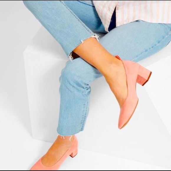 Day Heel In Pink Blush Suede 9 